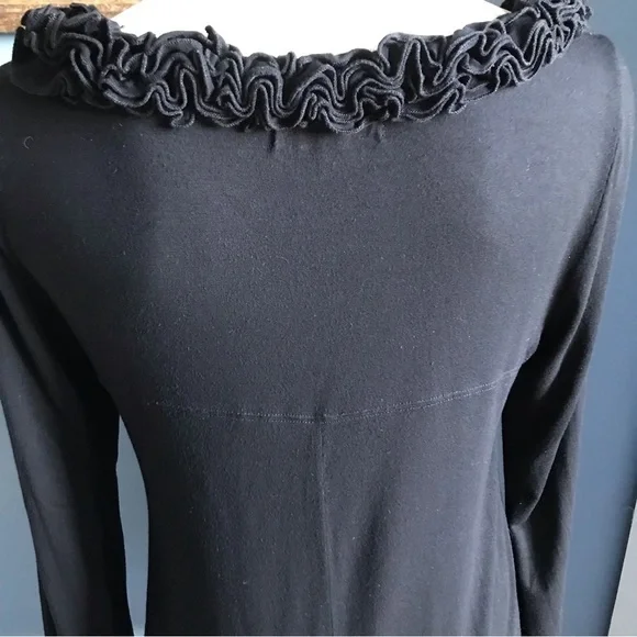 Karen Kane, black mini dress with long sleeves - Picture 3 of 7